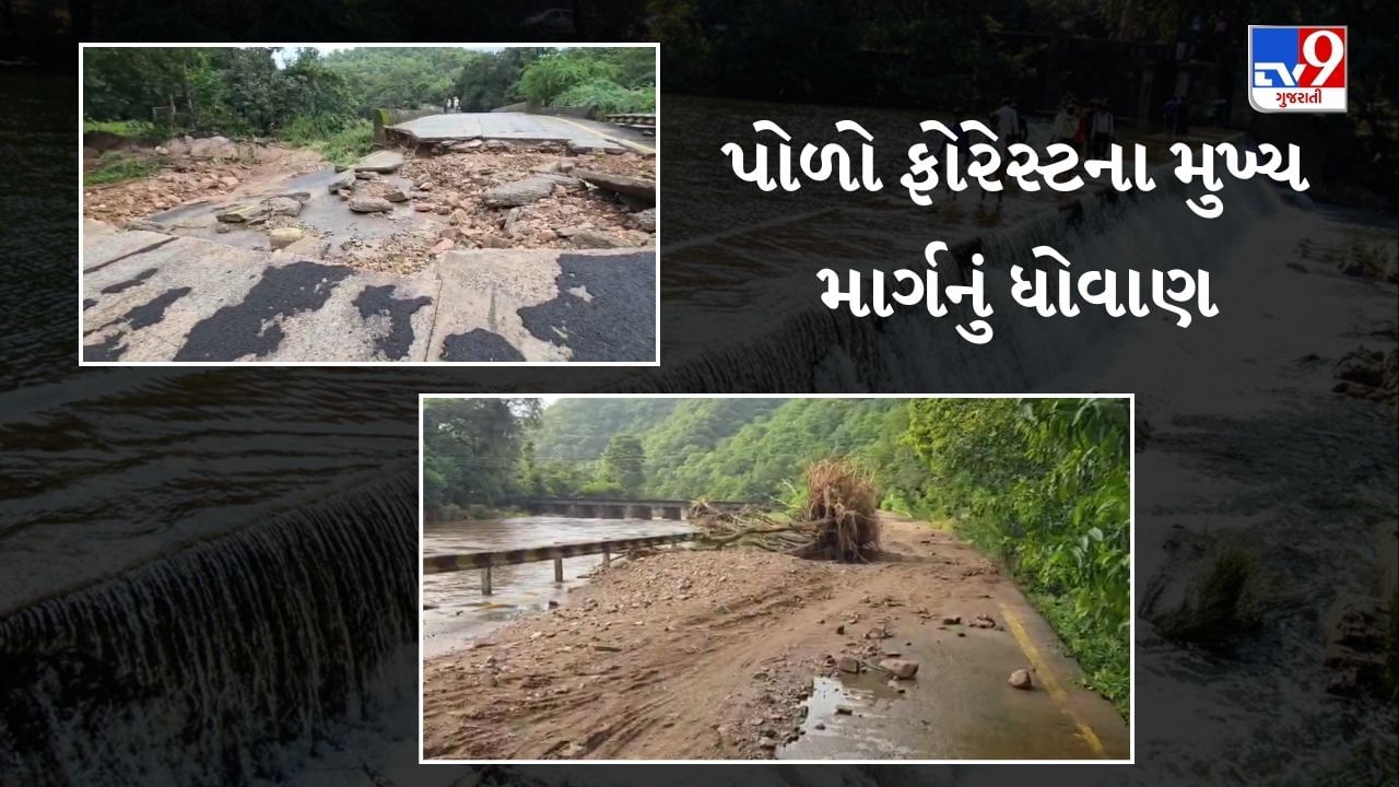 Breaking News : હરણાવ નદીના ધસમસતા પ્રવાહથી પોળોના શાર્ણેશ્વરથી જૈન મંદિરનો રસ્તો ધોવાયો, પ્રવાસીઓને જવા પર પ્રતિબંધ, જુઓ Video