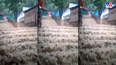 Rain News : પાવાગઢ ખાતે ધોધમાર વરસાદ ખાબક્તા મંદિર પરના પગથીયા પર વહ્યો પાણીનો ધોધ, ભક્તોને ભારે હાલાકી, જુઓ Video Rain News : પાવાગઢ ખાતે ધોધમાર વરસાદ ખાબક્તા મંદિર પરના પગથીયા પર વહ્યો પાણીનો ધોધ, ભક્તોને ભારે હાલાકી, જુઓ Video