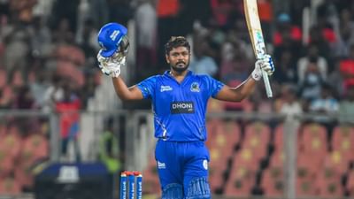 1 બોલ પર 13 રન... સંજુ સેમસને બોલરોની કરી જબરદસ્ત ધુલાઈ, 46 બોલમાં રમી તોફાની ઈનિંગ