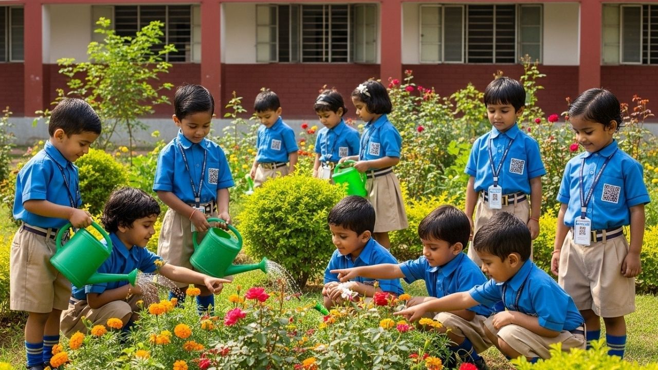 સલામતીને ધ્યાનમાં રાખીને પહેલ: શાળાના મુખ્ય શિક્ષિકા એચ પુષ્પલતાના જણાવ્યા અનુસાર બાળકોની સલામતી સુનિશ્ચિત કરવા માટે આ પહેલ કરવામાં આવી છે. તેમણે કહ્યું કે જો કટોકટીની સ્થિતિમાં બાળક ખોવાઈ જાય અથવા મુશ્કેલીમાં મુકાઈ જાય તો યુનિફોર્મ પર હાજર QR કોડ સ્કેન કરીને તેને તાત્કાલિક ઓળખી શકાય છે અને શાળાનો સંપર્ક કરી શકાય છે. ભવિષ્યમાં આ સિસ્ટમને વધુ અપગ્રેડ કરવાની પણ યોજના છે. આવનારા સમયમાં, વિદ્યાર્થીનું નામ, રોલ નંબર, ઘરનું સરનામું અને માતાપિતાના સંપર્ક નંબર જેવી માહિતી પણ QR કોડમાં ઉમેરવામાં આવશે, જેથી બાળકની ઓળખ વધુ સરળ અને સુરક્ષિત બની શકે.
