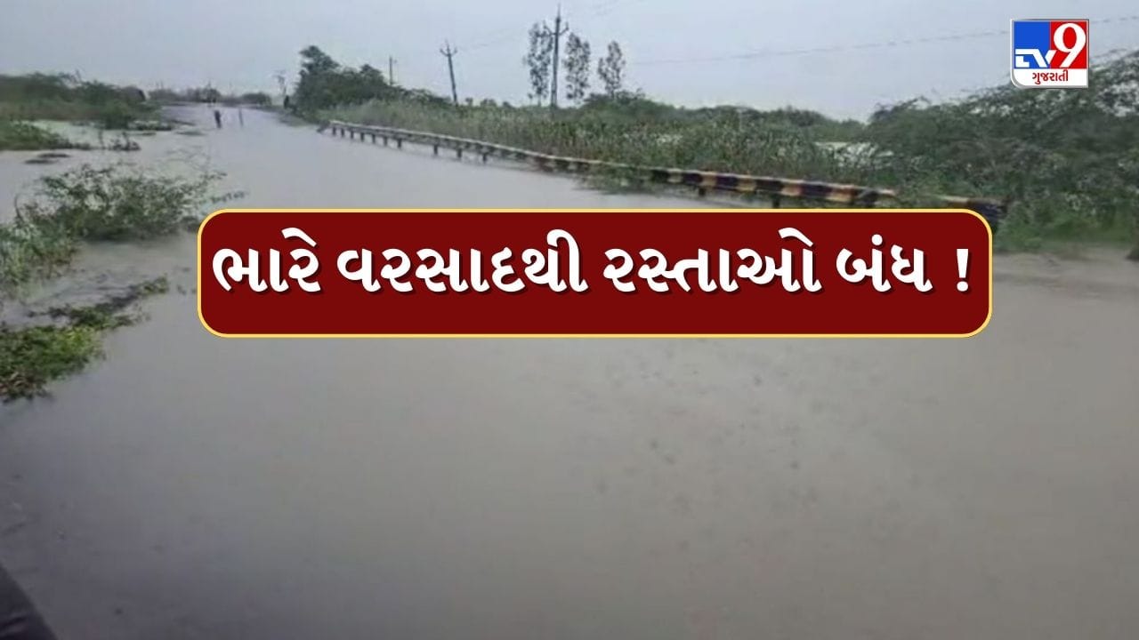 Breaking News : વલસાડ જિલ્લામાં ઉપરવાસમાં વરસાદનું જોર વધ્યું, 93 જેટલા રસ્તા બંધ કરાયા, જુઓ Video