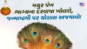 મોર પીંછાના ઉપાયો ભાગ્યના દરવાજા ખોલશે, જન્માષ્ટમી પર ચોક્કસ અજમાવો! મોર પીંછાના ઉપાયો ભાગ્યના દરવાજા ખોલશે, જન્માષ્ટમી પર ચોક્કસ અજમાવો!
