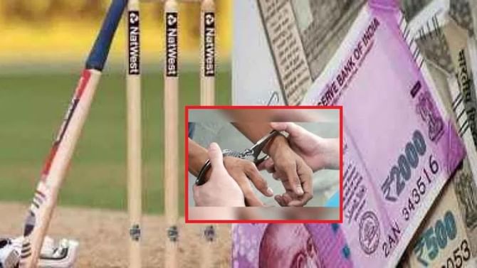 T20 મેચ પર સટ્ટો રમતો અને રમાડતો શખ્સ ઝડપાયો, લાખો રૂપિયા કબજે કરાયા