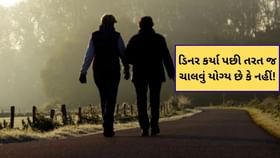 ડિનર કર્યા પછી તરત જ ચાલવું યોગ્ય છે કે નહીં? નિષ્ણાતોએ શું કહ્યું ડિનર કર્યા પછી તરત જ ચાલવું યોગ્ય છે કે નહીં? નિષ્ણાતોએ શું કહ્યું