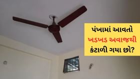 પંખામાંથી આવતા ખડખડ અવાજથી કંટાળી ગયા છો? અપનાવો આ સરળ રીત પંખામાંથી આવતા ખડખડ અવાજથી કંટાળી ગયા છો? અપનાવો આ સરળ રીત