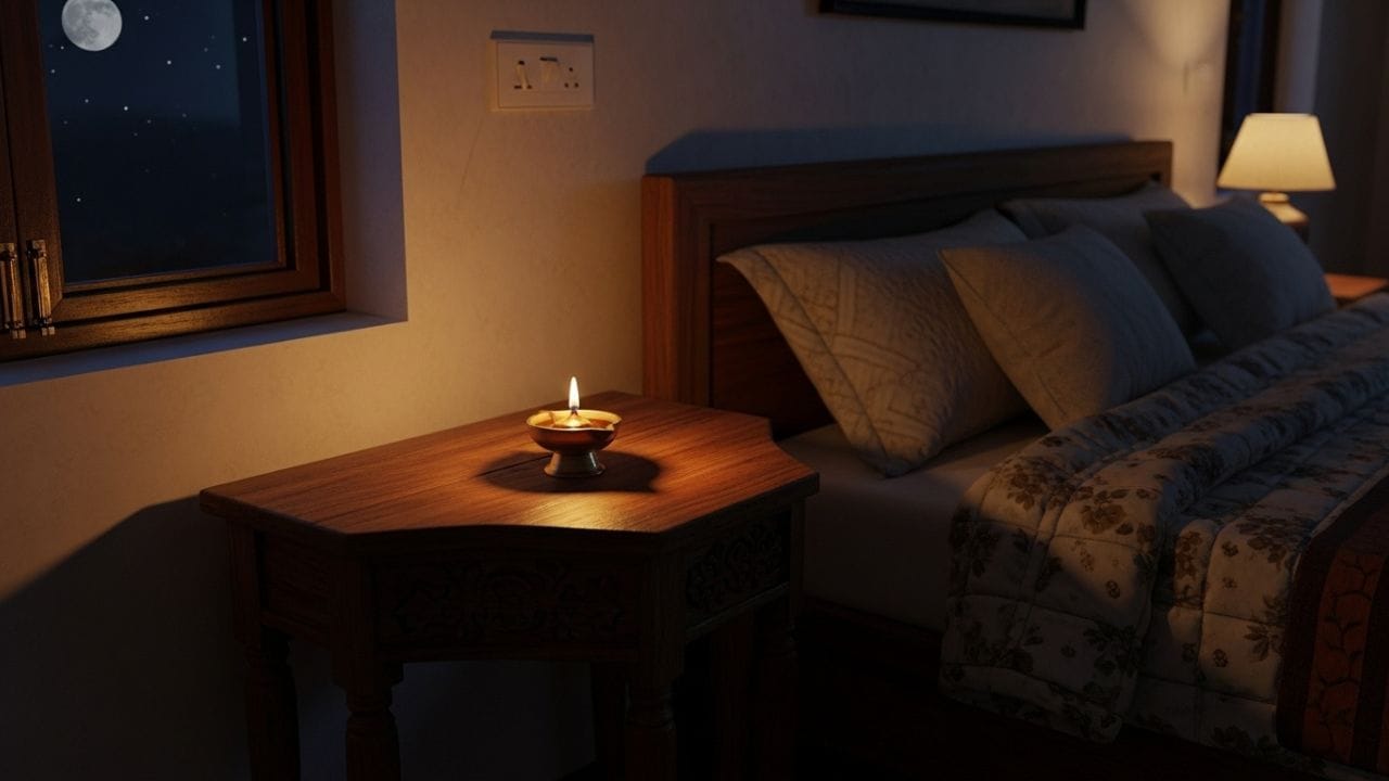 વાસ્તુ શાસ્ત્ર: વાસ્તુ શાસ્ત્ર અનુસાર ઘીનો દીવો પ્રગટાવવો સામાન્ય રીતે શુભ માનવામાં આવે છે. કેટલાક લોકો માને છે કે ઘીનો દીવો પ્રગટાવવાથી નકારાત્મક ઉર્જા દૂર થાય છે. કેટલાક ધાર્મિક સિદ્ધાંતો અનુસાર ઘીનો દીવો પ્રગટાવવાથી દેવી લક્ષ્મીનો આશીર્વાદ મળે છે અને નાણાકીય પરિસ્થિતિ મજબૂત બને છે.