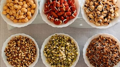 કઠોળમાં અંકુર ફૂટવાથી પોષક તત્વોમાં વધારો કરે છે. પ્રોટીન, ફોલેટ, મેગ્નેશિયમ, ફોસ્ફરસ, મેંગેનીઝ અને વિટામિન સી અને કે યોગ્ય માત્રામાં મળી શકે છે. કઠોળમાં પ્રોટીનનું પ્રમાણ વધારવામાં મદદ કરે છે. સ્પ્રાઉટ્સમાં એમિનો એસિડ પણ જોવા મળે છે. આવી સ્થિતિમાં, તમે અઠવાડિયાના દરેક દિવસે તમારા આહારમાં વિવિધ વસ્તુઓમાંથી બનેલા કઠોળનો સમાવેશ કરી શકો છો.