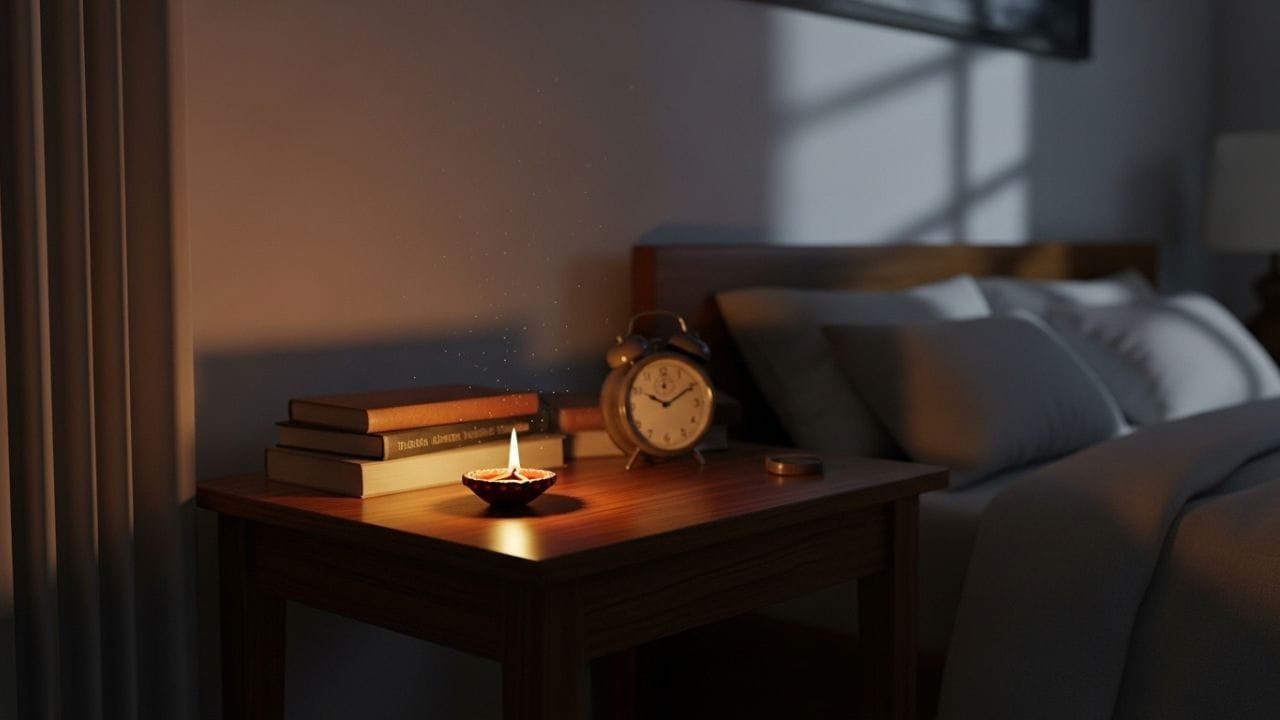 યાદ રાખવા જેવી બાબતો: દીવો પ્રગટાવતી વખતે સલામતીનું ધ્યાન રાખો. ખાસ કરીને જો તમારા ઘરમાં બાળકો કે પાલતુ પ્રાણીઓ હોય. દીવો તમારાથી સુરક્ષિત અંતરે રાખો. દીવો એવી જગ્યાએ મૂકો જ્યાં તે પૂરતો પ્રકાશ આપી શકે, પરંતુ ખૂબ તેજસ્વી નહીં. થોડાં દિવસો સુધી આ પ્રયોગ નિયમિતપણે ચાલુ રાખો. સૂતા પહેલા કપૂર બાળવું પણ એક સારો ઉપાય છે.