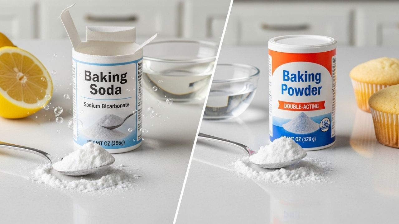 Baking soda vs baking powder