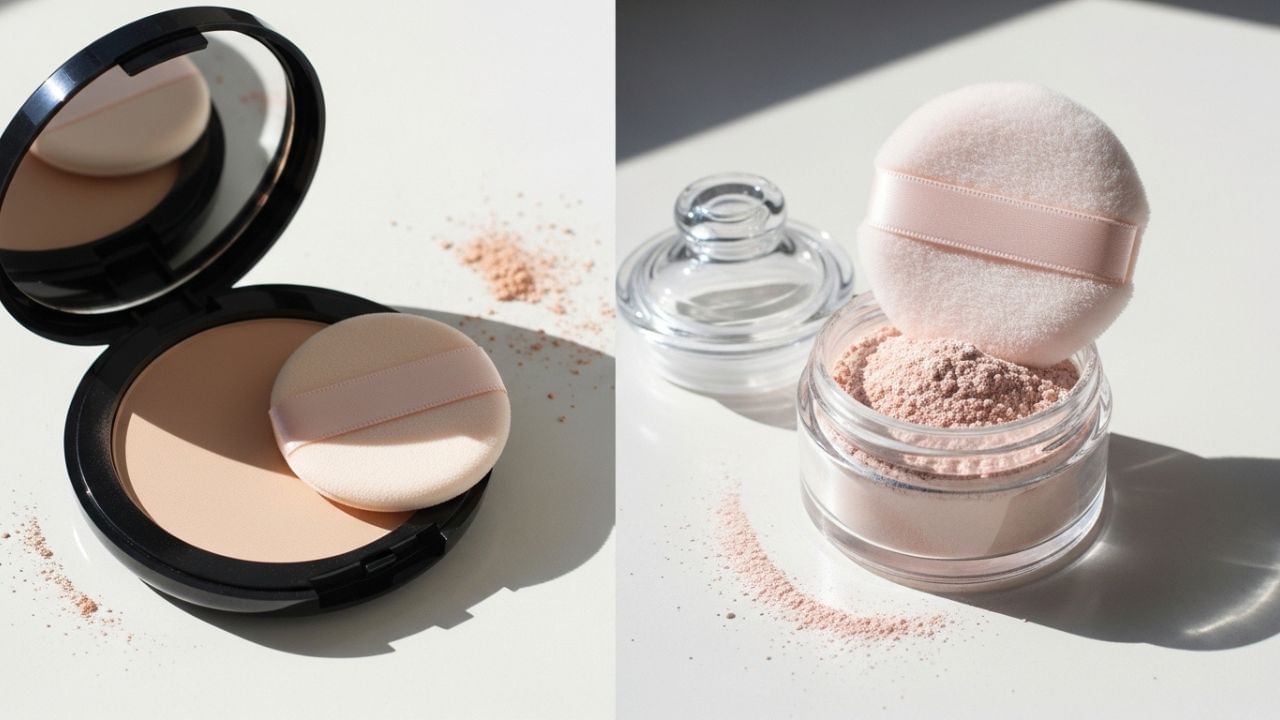 કોમ્પેક્ટ અને લૂઝ પાવડર દેખાવમાં એકસરખા દેખાય છે, પરંતુ ત્વચાના પ્રકાર અને પ્રસંગના આધારે તેનો ઉપયોગ અલગ-અલગ રીતે થાય છે. બહુ ઓછા લોકો બંને વચ્ચેનો તફાવત સમજે છે. તેથી ખોટા ઉત્પાદનોનો ઉપયોગ તમારા આખા મેકઅપ લુકને બગાડી શકે છે. તો ચાલો જાણીએ કે આ બેમાંથી કયાનો ઉપયોગ ક્યારે કરવો.