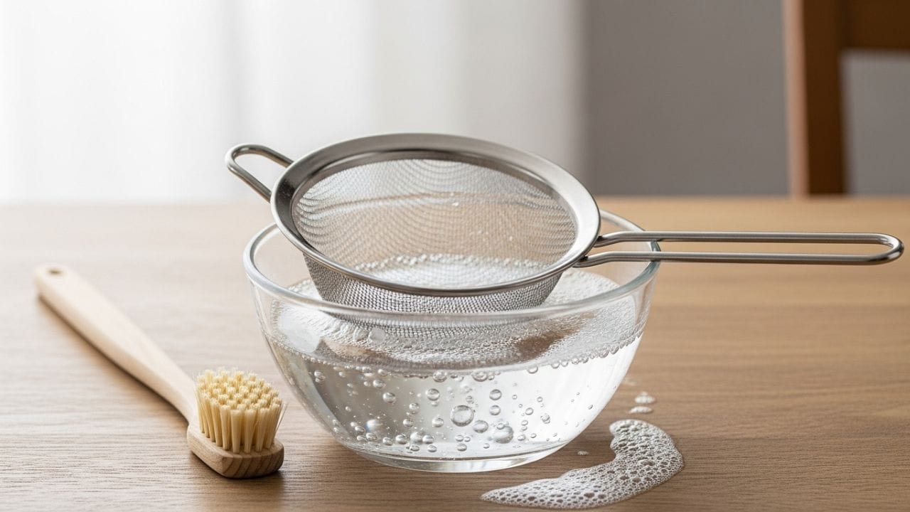 ચાની ભૂકી ગળણીના છિદ્રોમાં અટવાઈ જાય છે. જેના કારણે ગળણી બ્લોક થઈ જાય છે. ચાની ગળણી દ્વારા કંઈપણ ફિલ્ટર કરવામાં સમસ્યા થાય છે. આવી સ્થિતિમાં આજે અમે તમને ચાની ગળણીને સાફ કરવાની ખૂબ જ સરળ રીત જણાવી રહ્યા છીએ. આની મદદથી ગળણી ઘસ્યા વિના કે ઘસ્યા વિના સાફ થઈ જશે.