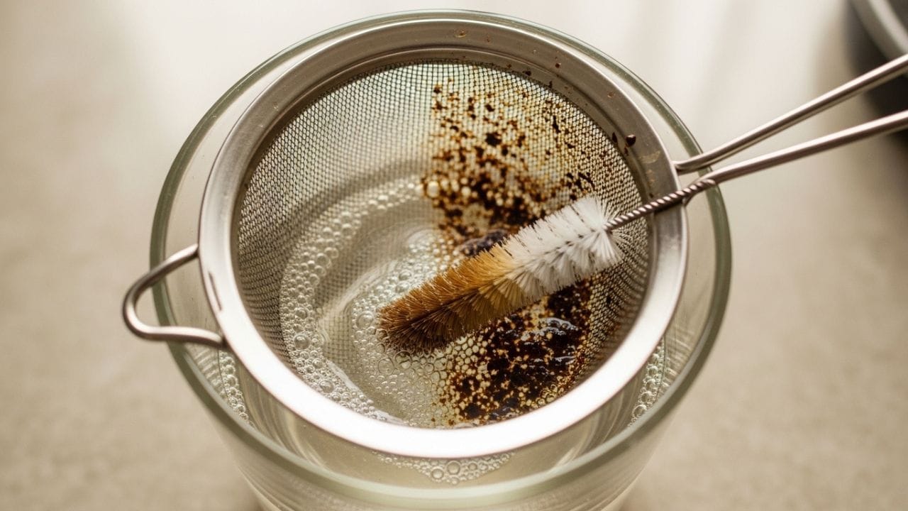 સાફ કરવાની પદ્ધતિ: મોટાભાગના ઘરોમાં સ્ટીલની ગળણીનો ઉપયોગ થાય છે. સ્ટીલની ગળણી સાફ કરવી થોડી મિનિટોની વાત છે. ખરાબ થઈ ગયેલી ગળણી લો અને ગેસ ચાલુ કરો. હવે ગળણીને જાળીદાર બાજુથી સળગતા ગેસ પર મૂકો. ગળણીના છિદ્રોમાં અટવાયેલી ચાની ભૂકી બળવા લાગશે.