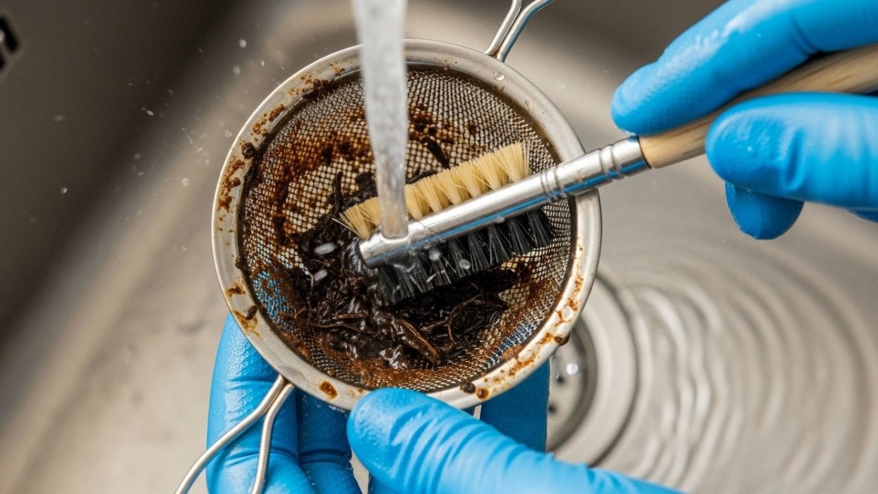 જો ચા ગળણી પ્લાસ્ટિકની બનેલી હોય તો તેને સાફ કરવા માટે સામાન્ય ટૂથબ્રશનો ઉપયોગ કરો. બ્રશ પર ડીશ સોપ અને બેકિંગ સોડા લગાવો અને ગળણીના છિદ્રો પર લગાવો અને છોડી દો. થોડા સમય પછી તેને ફરીથી બ્રશથી સાફ કરો. ગળણીના છિદ્રો મિનિટોમાં સંપૂર્ણપણે સાફ થઈ જશે.