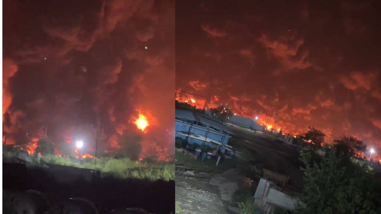 Bharuch : અંકલેશ્વરની પાનોલી GIDCમાં ભીષણ આગ, 10થી વધુ ફાયર ટેન્કર ઘટના સ્થળે, જુઓ Video