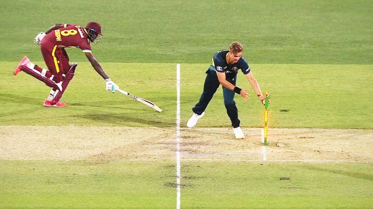 રન આઉટ થયા પછી જો રન પૂર્ણ થયો હોય તો રન ગણાય, નહીતર તે રન અસ્વીકાર્ય ગણાય છે. જેટલા રન દોડીને લીધા હોય તેમાં જે રન પર આઉટ થયા હોય તે રન સ્કોરબોર્ડમાં ગણાતો નથી, જ્યારે તે પહેલા દોડીને લેવાયેલ બાકીના રન ગણાય છે.