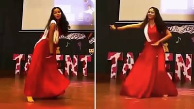 ડાન્સ કરતા કરતા વસ્ત્રને કારણે શરમમાં મૂકાઈ છોકરી, આગળ શું થયું એ તમે પોતે જ જોઈ લો - જુઓ વીડિયો