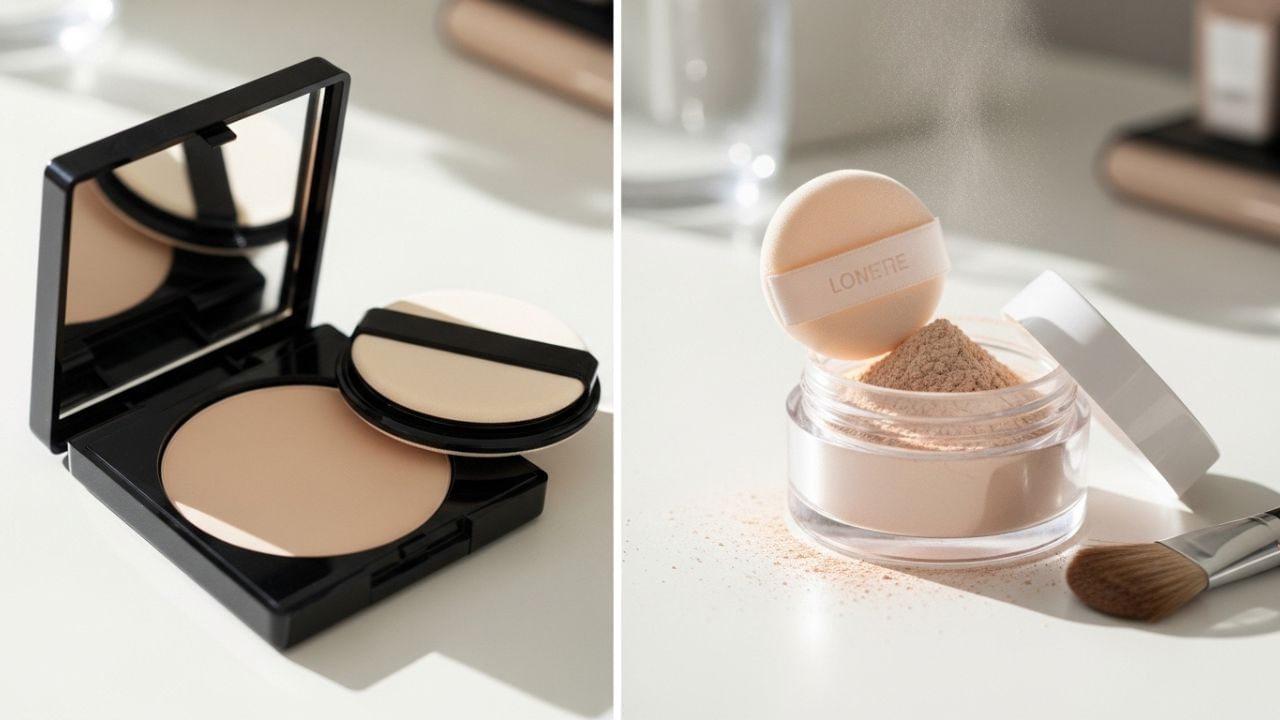 તમારી ત્વચાના પ્રકાર પ્રમાણે તમારે બંનેનો ઉપયોગ કરવો જોઈએ. જેમની ત્વચા ઓઈલી છે તેઓ બંનેનો ઉપયોગ કરી શકે છે, પરંતુ લૂઝ પાવડર ઓઈલ કંટ્રોલમાં વધુ સારું કામ કરે છે. જેમની ત્વચા ડ્રાઈ છે તેઓએ મોઇશ્ચરાઇઝિંગ ગુણધર્મો ધરાવતો કોમ્પેક્ટ પાવડર પસંદ કરવો જોઈએ.