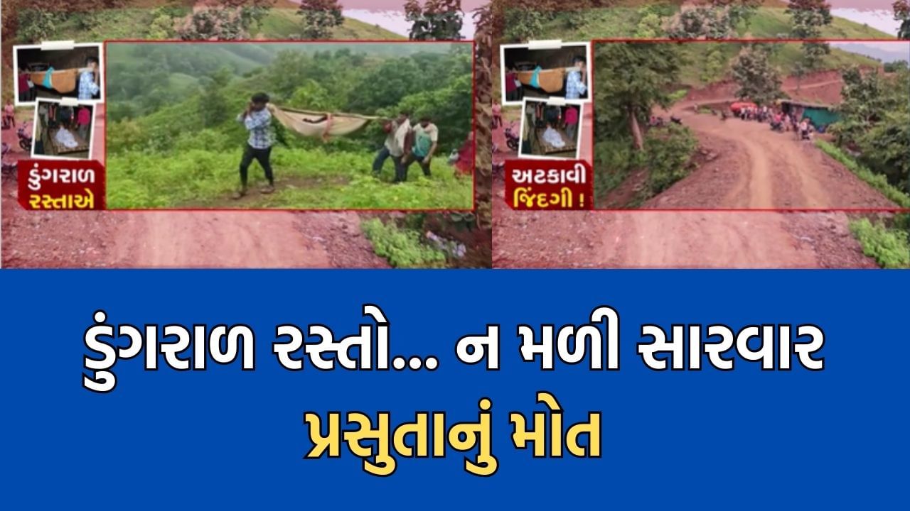 છોટાઉદેપુરના તુરખેડામાં વધુ એક પ્રસુતાનુ સમયસર સારવાર ના મળવાને કારણે મોત, રસ્તાના અભાવે ન પહોંચી શકી 108 એમ્બ્યુલન્સ- Video