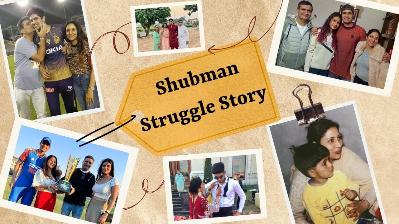 બાળપણમાં રોજ સવારે 3 વાગ્યે ઉઠી અને 4 વાગ્યે ક્રિકેટ એકેડમી પહોંચી જતો હતો. 2 કલાક સુધી બેટિંગની પ્રેક્ટિસ કર્યા બાદ શુભમન ગિલ સ્કુલે જતો હતો. શુભમન ગિલે માત્ર ધોરણ 12 સુધીનો અભ્યાસ કર્યો છે. તે ક્રિકેટમાં કરિયર બનાવવા માટે વધારે અભ્યાસ કરી શક્યો નહી.