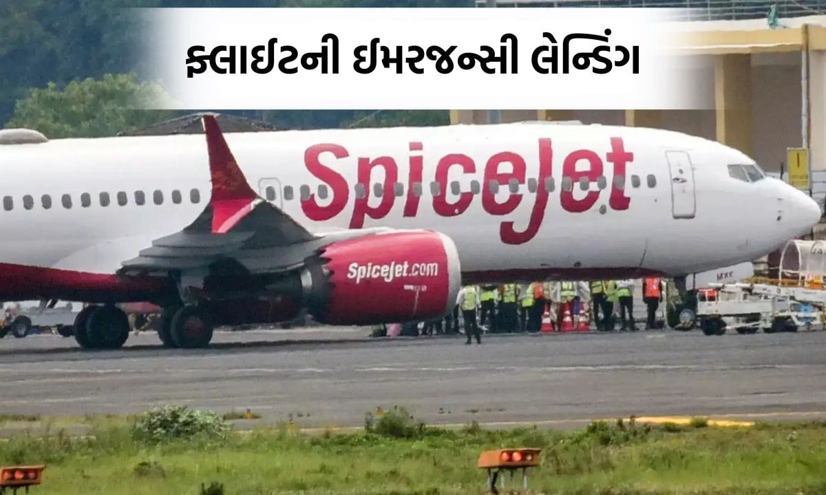 Breaking News: કંડલા-મુંબઈ સ્પાઈસજેટ ફ્લાઇટની ઈમરજન્સી લેન્ડિંગ, ઉડાન દરમિયાન પાછળનું એક ટાયર છૂટુ પડ્યુ- Video