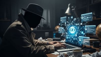 સ્પાયવેર એક પ્રકારનું ખતરનાક સોફ્ટવેર છે, જે ગુપ્ત રીતે વ્યક્તિની વ્યક્તિગત માહિતી એકત્રિત કરી શકે છે. સાયબર ગુનેગારો તેનો ઉપયોગ ઑનલાઇન છેતરપિંડી કરવા અને વિવિધ સાયબર ગુનાઓ અંજામ આપવા માટે કરે છે. ( Credits: AI Generated )