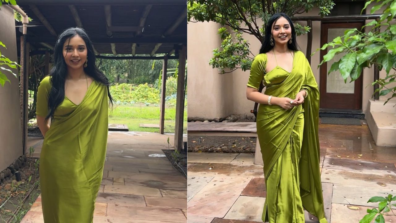 તાન્યા મિત્તલ 500 સાડીઓ, ચાંદીની થાળી અને  50 જ્વેલરી લઈને ઘરમાં પ્રવેશી છે. ચાહકોને તાન્યા મિત્તલનો સાડી લુક ખુબ જ પસંદ આવે છે.