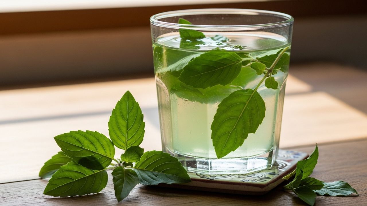 સવારે ખાલી પેટે તુલસી પીવાથી પેટનું ફૂલવું ઓછું થાય છે અને બ્લડ સુગર લેવલ નિયંત્રિત કરવામાં મદદ મળે છે.