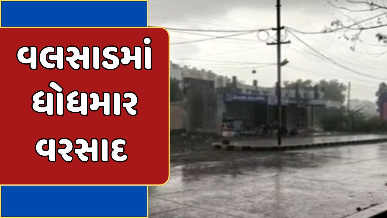 Rain : વલસાડમાં સતત બીજા દિવસે વરસાદી માહોલ ! 16 જેટલા રસ્તા બંધ કરાયા, જુઓ Video