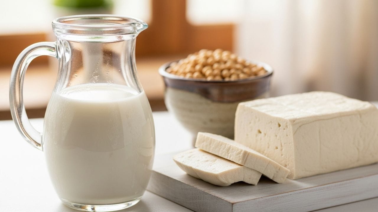 સોયા, દૂધ અને ટોફુ વિટામિન Dના સારા સ્ત્રોત છે, ખાસ કરીને જેમને દૂધ અથવા માંસાહાર પસંદ નથી. ફોર્ટિફાઇડ ઓટ્સ પણ વિટામિન D પૂરું પાડે છે, અને નાસ્તામાં ઓટ્સ ખાવાથી દિવસની આરોગ્યપ્રદ શરૂઆત થાય છે. ( નોંધ : આ લેખ માત્ર જાણકારી માટે છે. તેનો ઉપયોગ પુર્વે આપ આપના તબીબ અથવા તજજ્ઞોની સલાહ ખાસ લેવી જરૂરી છે.) ( Credits: AI Generated )