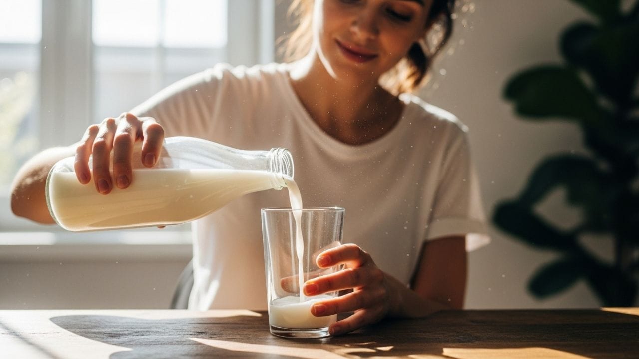 વિટામિન Dની ઉણપ દૂર કરવા માટે દૂધ ઉત્તમ સ્ત્રોત ગણાય છે. દૂધ ઉપરાંત, દહીં અને ચીઝ જેવા દુગ્ધજન્ય પદાર્થો પણ હાડકાં મજબૂત બનાવવા અને ફેફસાંને સ્વસ્થ રાખવામાં મદદરૂપ બને છે. ( Credits: AI Generated )