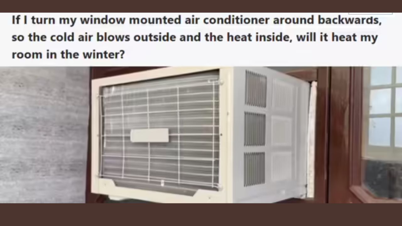 આ પ્રશ્ન વિન્ડો AC ના સંદર્ભમાં પૂછવામાં આવ્યો હતો. એ નોંધવું જોઈએ કે વિન્ડો પર AC લગાવતા પહેલા, વિન્ડો પર એક ફ્રેમ મૂકવામાં આવે છે. આ ફ્રેમની ડિઝાઇન એવી છે કે AC નો પાછળનો રૂમની બહાર રહે છે. ત્યારે જો એક ક્ષણ માટે ધારીએ કે વિન્ડો AC કોઈક રીતે ઊંધું લગાવવામાં આવે એટલે કે અંદરનો ભાગ બહાર અને બહારનો ભાગ અંદર રહે તે રીતે, તો શું તે શિયાળામા હીટરની જેમ રૂમને ગરમ કરી શકે છે? ચાલો જાણીએ આ ટેકનોલોજી.