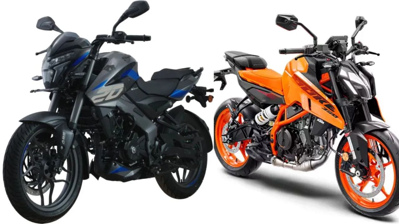 Bajaj Pulsar and KTM Duke - બજાજ પલ્સર NS 200 ની કિંમત 1.66 લાખ રૂપિયા છે. તેમાં 199 સીસી એન્જિન છે જે પરફોર્મન્સ માટે જાણીતું છે. બીજી તરફ, KTM 125 ડ્યુક 1.75 થી 1.80 લાખ રૂપિયાની વચ્ચે ઉપલબ્ધ છે. KTM તેની સ્પોર્ટી ડિઝાઇન અને સરળ સવારી અનુભવને કારણે યુવાનોની પ્રથમ પસંદગી માનવામાં આવે છે.