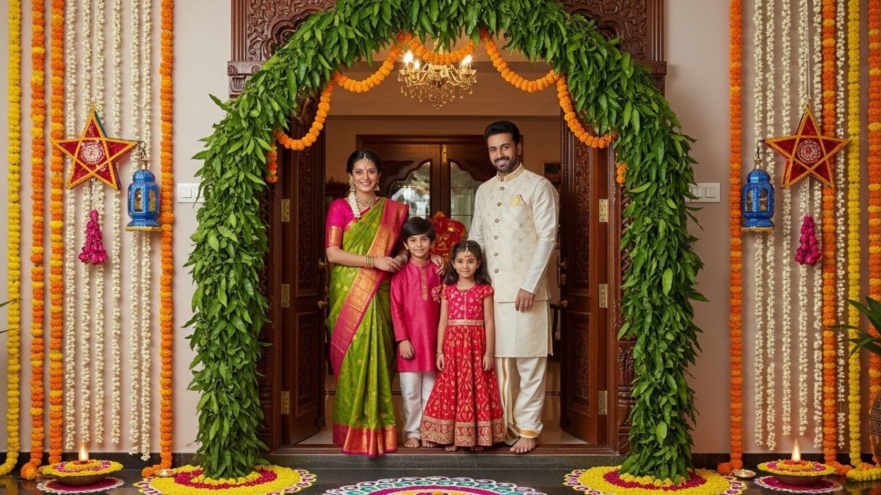 એન્ટી-બેક્ટેરિયલ અને એન્ટી-વાયરલ ગુણધર્મો: કેરીના પાંદડામાં એન્ટીબેક્ટેરિયલ અને એન્ટી-વાયરલ ગુણધર્મો હોય છે. તેમાં રહેલા કુદરતી રાસાયણિક સંયોજનો, જેમ કે મેંગીફેરિન, હાનિકારક બેક્ટેરિયા અને વાયરસનો નાશ કરવામાં મદદ કરે છે. જ્યારે કેરીના પાંદડા દરવાજા પર તોરણના રૂપમાં લટકાવવામાં આવે છે, ત્યારે તે હવામાં હાજર જંતુઓને ઘટાડવામાં મદદ કરે છે, જેનાથી ઘરમાં પ્રવેશતી હવા સ્વચ્છ અને સુરક્ષિત રહે છે.