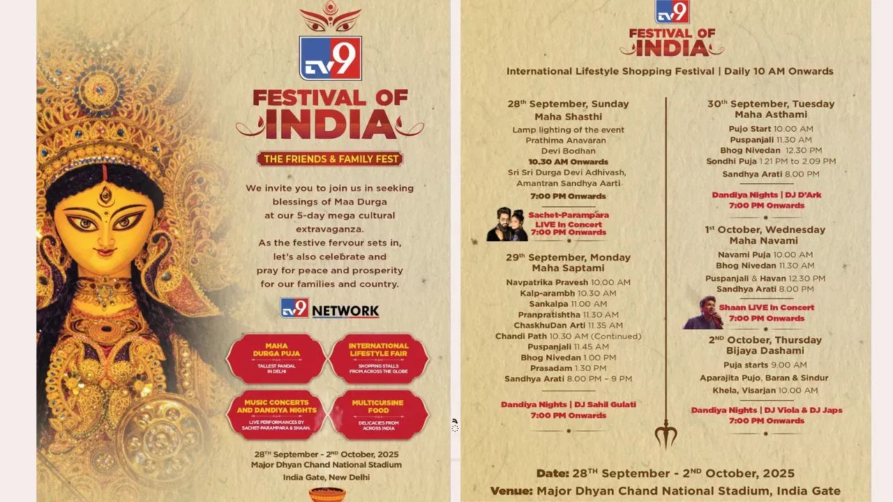 TV9 Festival of India's third season