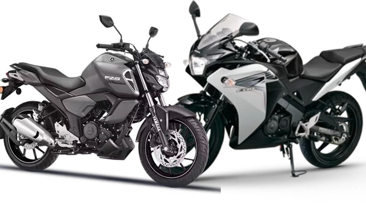 Honda CBR and Yamaha FZ - હોન્ડા સીબીઆર 150R ની કિંમત 1.70 લાખ રૂપિયા છે. તેમાં 149 સીસી એન્જિન છે જે પાવર અને સ્ટાઇલ બંનેનું સંતુલન આપે છે. બીજી તરફ, યામાહા FZ શ્રેણી 150 સીસી સેગમેન્ટમાં લોકપ્રિય છે. તેની કિંમત મોડેલ પ્રમાણે બદલાય છે અને તે સ્ટાઇલિશ દેખાવ અને આરામદાયક સવારી માટે પસંદ કરવામાં આવે છે.