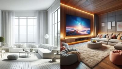 દરેક વ્યક્તિ પોતાનું ઘર બનાવવાનું સપનું જુએ છે. જો તમારું સ્વપ્ન સાકાર થવાનું છે, એટલે કે તમે તમારું પોતાનું ઘર બનાવવાના છો, તો આ લેખ તમારા માટે છે. ઘર બનાવતી વખતે સૌથી પહેલા જે વસ્તુ ધ્યાનમાં આવે છે તે એ છે કે આંતરિક ભાગ કેવો હોવો જોઈએ. જ્યારે લગભગ દરેક વ્યક્તિના મનમાં પોતાના લિવિંગ રૂમ અને રસોડાની ડિઝાઇન હોય છે, ત્યારે મોટાભાગના લોકો ડ્રોઇંગ રૂમ વિશે મૂંઝવણમાં હોય છે. તેથી, અહીં અમે તમારા માટે કેટલીક સુંદર AI-જનરેટેડ ડ્રોઇંગ રૂમ ડિઝાઇન લાવ્યા છીએ. ચાલો તેમના પર એક નજર કરીએ