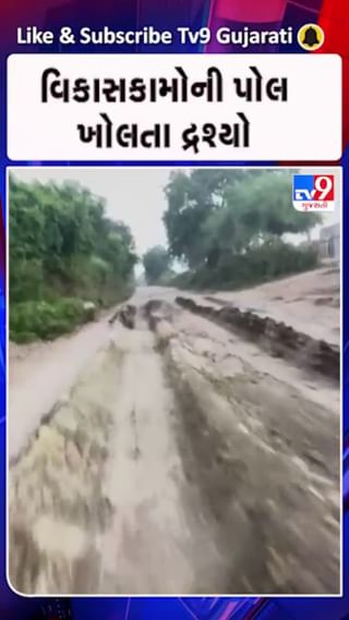 વિકાસકામોની પોલ ખોલતાં દ્રશ્યો