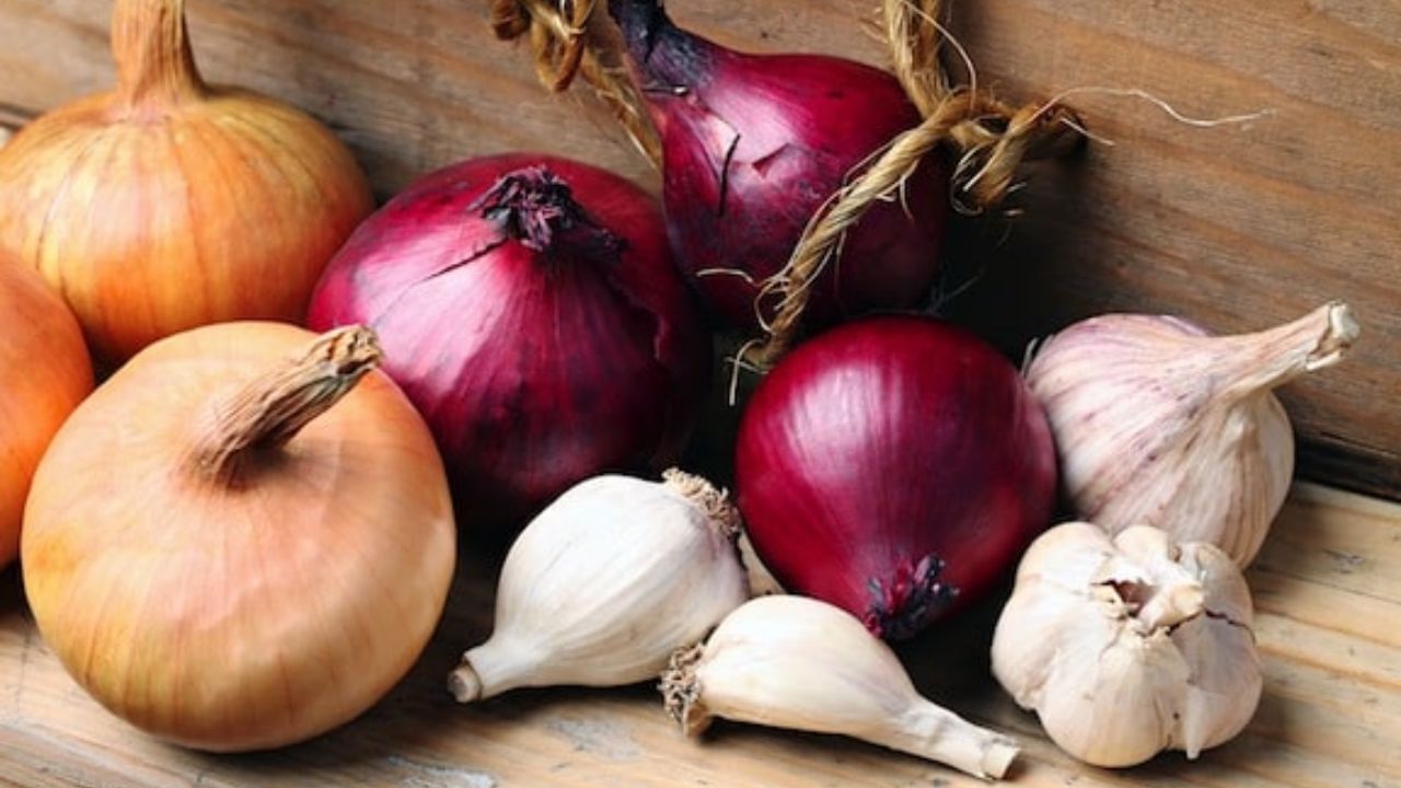 લસણ અને ડુંગળી ના ખાવા: નવરાત્રિ દરમિયાન લસણ અને ડુંગળી ન ખાવી જોઈએ. લસણ અને ડુંગળીને "તામસિક" ખોરાક માનવામાં આવે છે, જે મનમાં નકારાત્મકતા અને સુસ્તી પેદા કરે છે. તેથી, આધ્યાત્મિક સંતુલન અને ભક્તિ જાળવવા માટે, નવરાત્રિ દરમિયાન લસણ અને ડુંગળીનું સેવન ન કરવું જોઈએ.