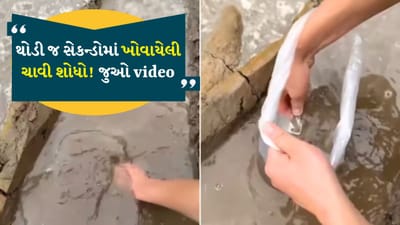 Viral Video: ખોવાયેલી ચાવી મળશે થોડી જ સેકન્ડોમાં, પ્લાસ્ટિકની થેલી રાખો સાથે, જુઓ દેશી જુગાડ