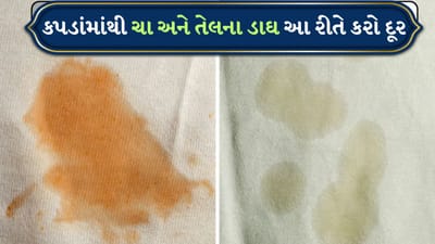 Tips And Tricks: કપડાં પરથી તેલ, ચા-કોફીના ડાઘ પળવારમાં થશે દૂર, આ ટિપ્સ ફોલો કરો