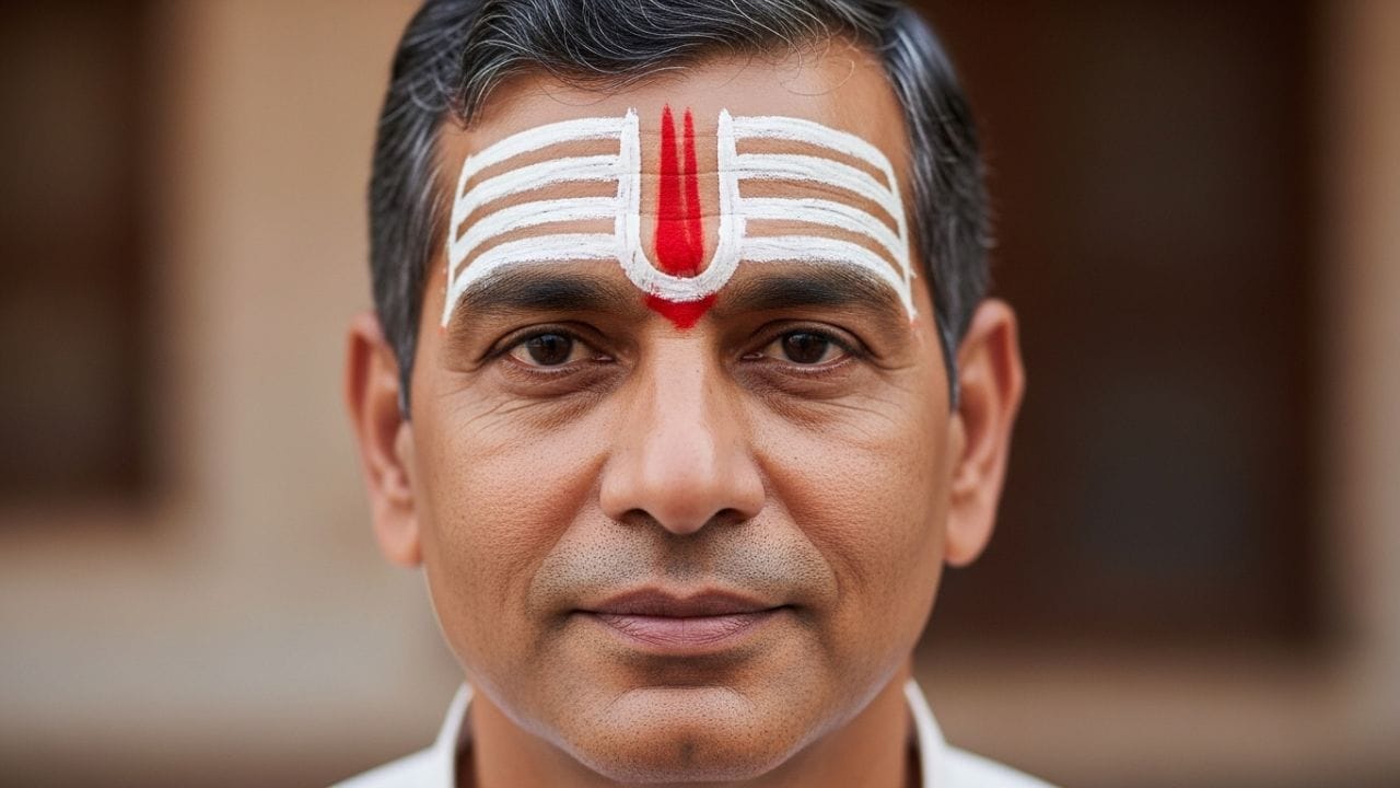 ગોળ ચંદનનું તિલક - આ તિલક પૂજા કરતી વખતે અથવા મંદિરમાં જતી વખતે લગાવવામાં આવે છે. ચંદન ઠંડક અને મનની શાંતિ આપે છે, જ્યારે આ કુમકુમ ઉર્જા અને શક્તિનો અનુભવ કરાવે છે.