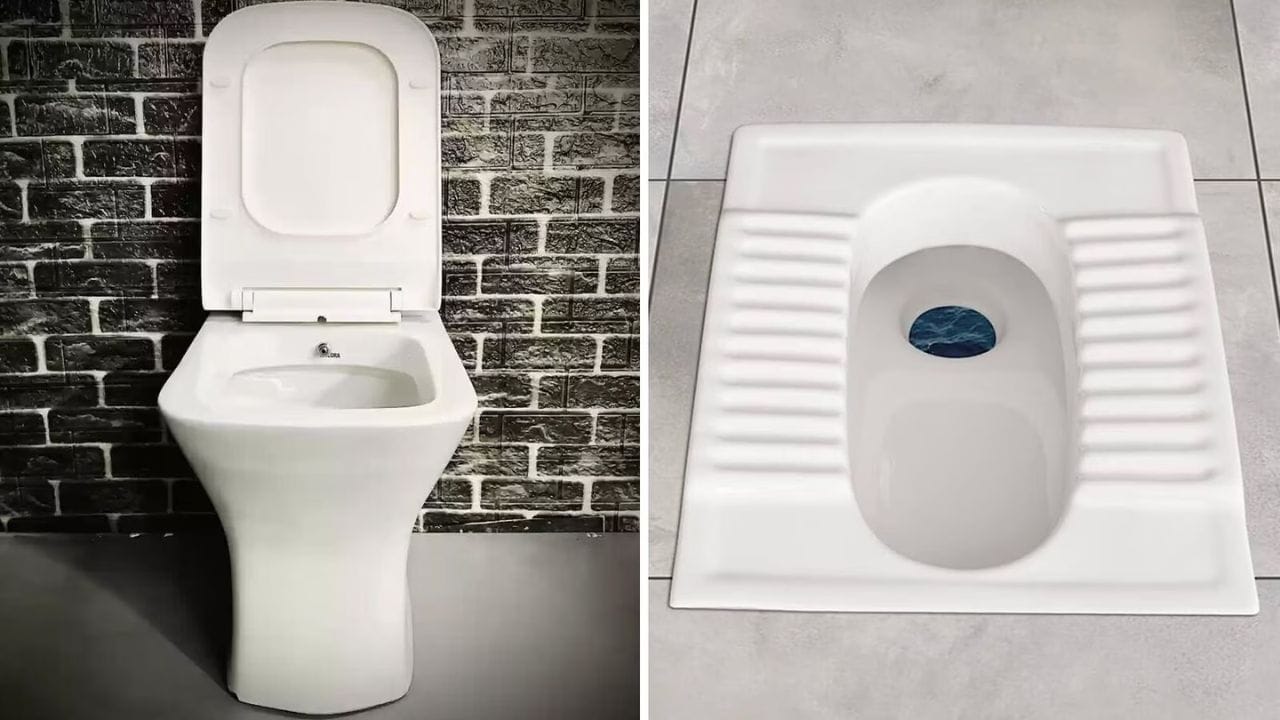 બંનેમાં તફાવત - ઇન્ડિયન ટૉઇલેટમાં બેસવું વૃદ્ધો, ઘૂંટણના દુખાવાથી પીડાતા લોકો અથવા શારીરિક રીતે વિકલાંગ લોકો માટે મુશ્કેલ હોઈ શકે છે. જ્યારે વેસ્ટર્ન ટૉઇલેટનો ઉપયોગ કરવો ખાસ કરીને બાળકો, વૃદ્ધો અને બીમારીમાંથી સાજા થઈ રહેલા લોકો માટે વધુ સરળ હોય છે.