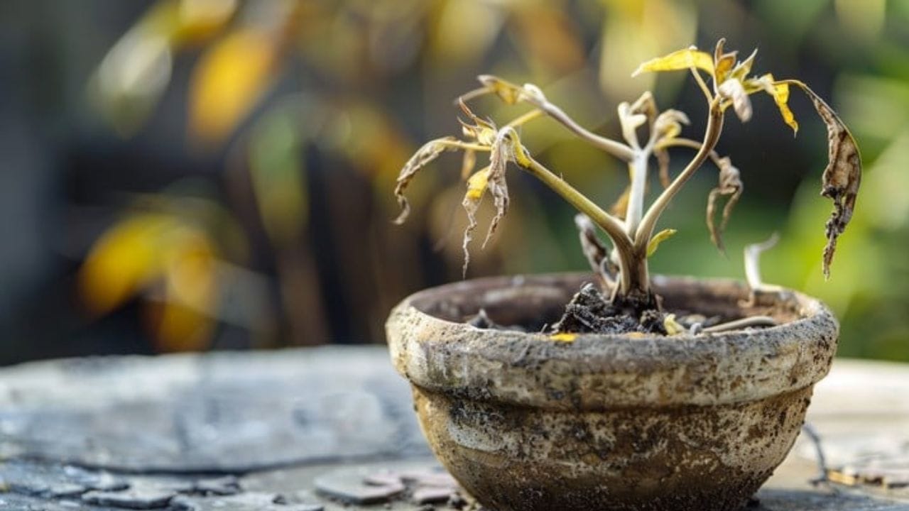 સુકાઈ ગયેલા છોડ: તુલસીની નજીક કોઈપણ પ્રકારનો સુકાઈ ગયેલો છોડ ન લગાવવો જોઈએ. તે નકારાત્મકતા અને વાસ્તુ દોષને પ્રોત્સાહન આપે છે. સુકાઈ ગયેલા છોડ ઘરની ઉર્જાને અવરોધે છે અને તેનાથી ઘરમાં તણાવ અને ઝઘડાની સ્થિતિ સર્જાઈ શકે છે.