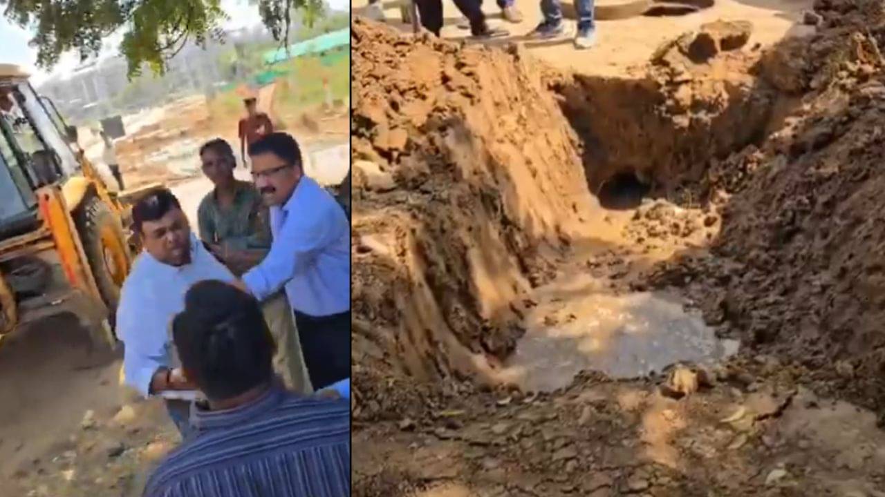 Ahmedabad : AMC અધિકારી અને કોન્ટ્રાક્ટર વચ્ચે ઝપાઝપી,સોશિયલ મીડિયા પર વાયરલ થયો વીડિયો