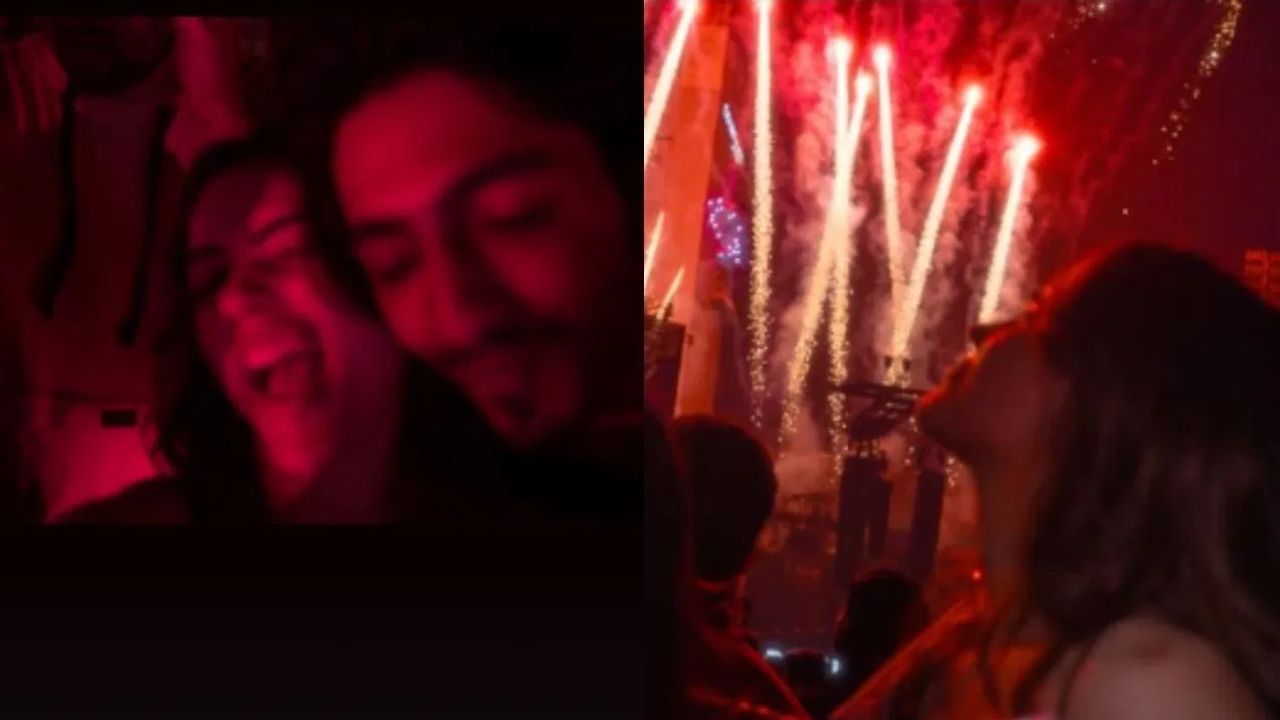 આહાને તેની સ્ટોરી પર અનિત સાથેનો ફોટો શેર કર્યો હતો. એકમાં, બંને એકબીજાની નજીક બેસીને કોન્સર્ટનો આનંદ માણતા જોવા મળે છે. આ ફોટામાં, આહાનની આંખો બંધ છે, જ્યારે અનિત નાચતો જોવા મળે છે.