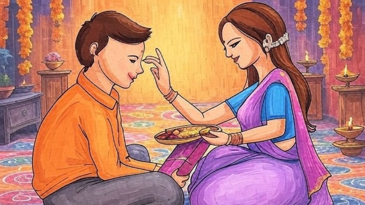 જો તમારી પાસે કોઈ બહેન ન હોય, તો તમે તમારા કાકા, ભાઈ કે મામાની દીકરીને તિલક કરાવી શકો છો. વૈકલ્પિક રીતે, તમે તમારા પિતાની બહેન કે ફોઈને તિલક કરાવી શકો છો. જો આ શક્ય ન હોય, તો તમે તમારા પરિવાર કે પડોશમાં કોઈ છોકરી કે સ્ત્રીને બહેનનો દરજ્જો આપીને તિલક કરાવી શકો છો.
