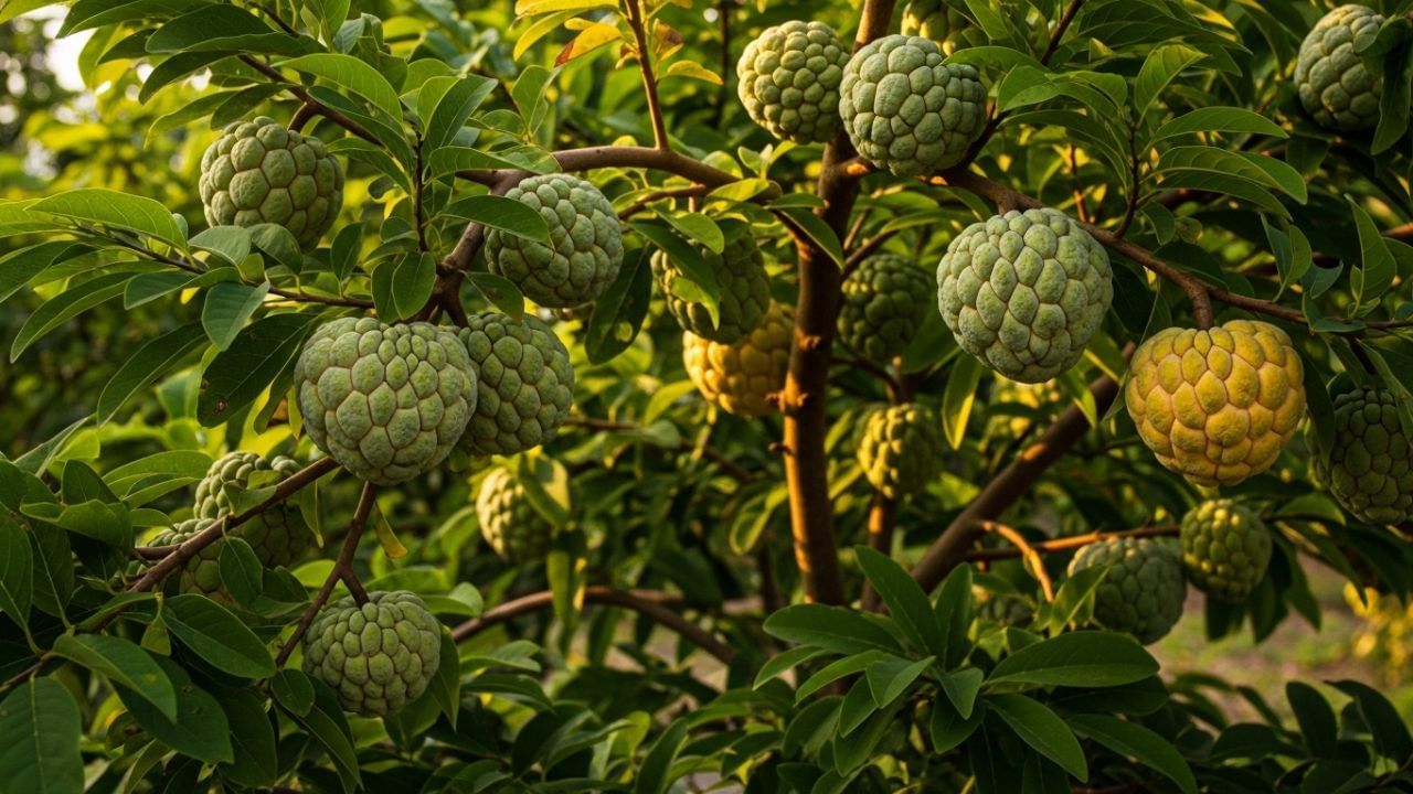 ત્વચા માટે - સીતાફળમાં રહેલું વિટામિન A સ્વસ્થ ત્વચા જાળવવામાં મદદ કરે છે. તે વૃદ્ધત્વથી પણ રાહત આપી શકે છે. સ્વસ્થ ત્વચા જાળવવા માટે તમે સીતાફળનું સેવન કરી શકો છો.