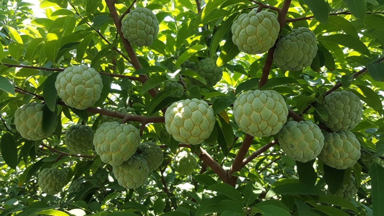 સીતાફળના ફાયદા પોષક તત્વોનો ભંડાર છે. તેમાં રહેલું પોટેશિયમ, મેગ્નેશિયમ, ફાઇબર, વિટામિન એ, વિટામિન સી, ફાઇબર, પ્રોટીન અને અન્ય ઘણા પોષક તત્વો શરીરને ઘણા ફાયદાઓ પૂરા પાડી શકે છે. દરરોજ સીતાફળ ખાવાથી નબળાઈ દૂર થાય છે.