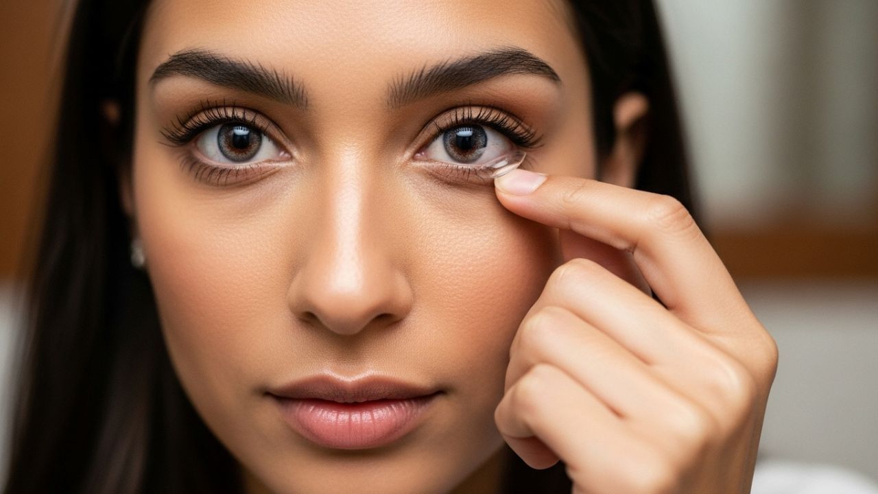 કોન્ટેક્ટ લેન્સ લાંબા સમય સુધી પહેરવાનું ટાળો અને નિયમિત રીતે આંખોને આરામ આપો, જેથી આંખોમાં સૂકાપણું અને અસ્વસ્થતા ઘટાડવામાં મદદ મળે. ( નોંધ : આ લેખ માત્ર જાણકારી માટે છે. તેનો ઉપયોગ પુર્વે આપ આપના તબીબ અથવા તજજ્ઞોની સલાહ ખાસ લેવી જરૂરી છે. ) ( Credits: AI Generated )