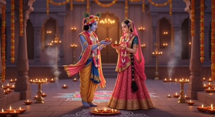 પ્રિયજનોને દિવાળીની શુભેચ્છાઓ પાઠવવા માટે સંસ્કૃત શુભેચ્છાઓ મોકલો